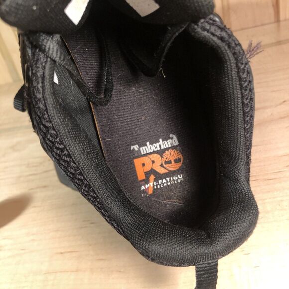 Timberland Pro Shoes Mens 9.5M Alloy Safety Toe Anti-Fatigue Black - Picture 8 of 9